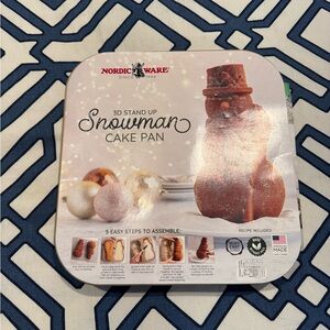 Nordic Ware snowman Cake Pan